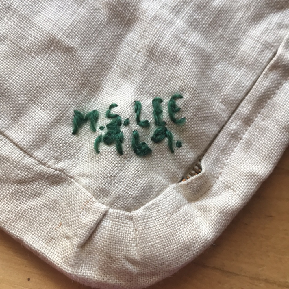 Vintage 1969 Hand Made Stitched Plowcase - Picture 6 of 6